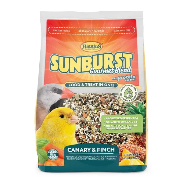 2 Lb Higgins Sunburst Canary/Finch - Food